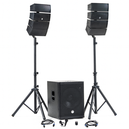 BM SONIC – Profesionálna audio súprava 1200 W s Bluetooth, USB, SD a AUX