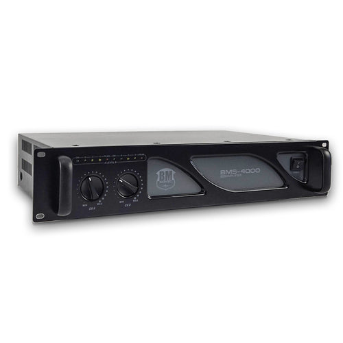 BM Sonic BMS-4000 – dvojkanálový výkonový zosilňovač 2×2000 W (MOSFET s trvalým chladením)