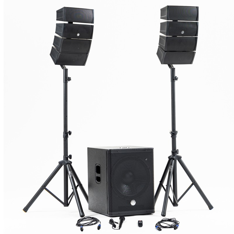 BM SONIC – Profesionálna audio súprava 1200 W s Bluetooth, USB, SD a AUX