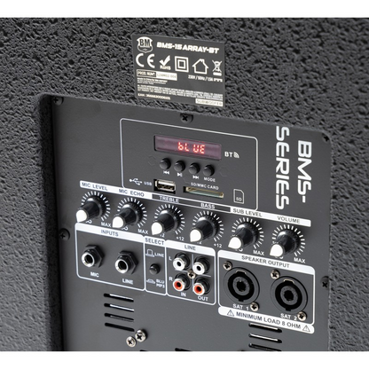 BM SONIC – Profesionálna audio súprava 1200 W s Bluetooth, USB, SD a AUX