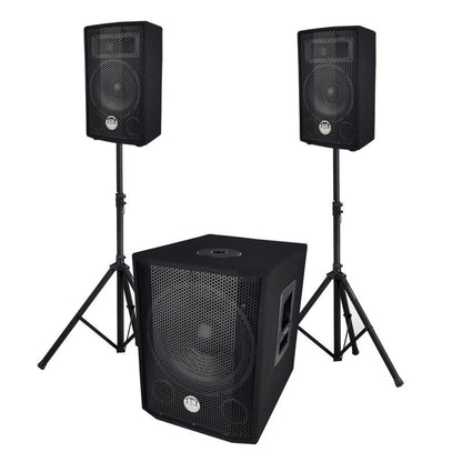 BM SONIC – Audio súprava 1000W – BLUETOOTH / USB / SD / AUX + STOJKY + KÁBLE + OCHRANNÉ PUZDRO