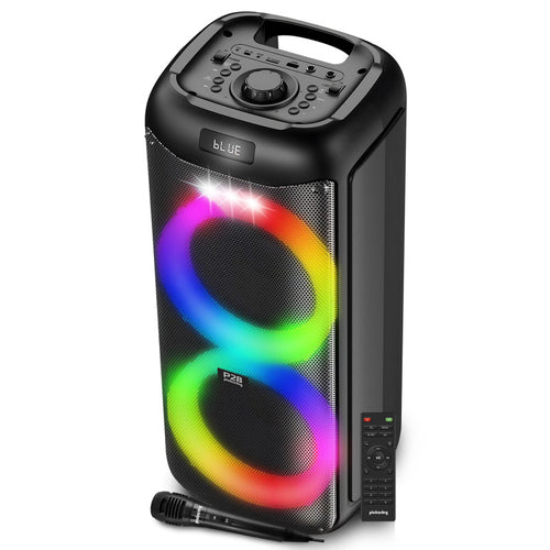 Pickering Panther P28 – autonómny reproduktor 500 W s LED osvetlením, vstavanou batériou, Bluetooth, USB, SD a šiestimi režimami ekvalizéra