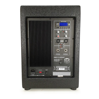 BM SONIC – DJ audio súprava Pure Array 1000 s 2 satelitmi, subwooferom, stojanmi, USB, Bluetooth, SD a AUX