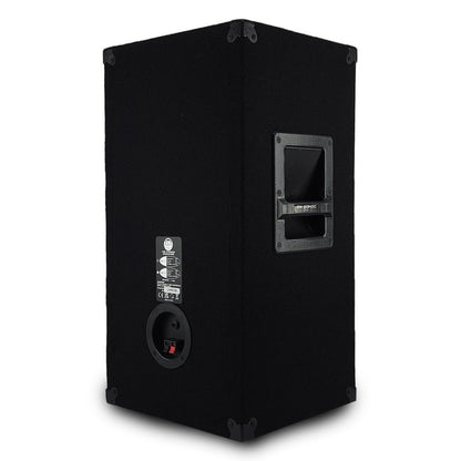 BM SONIC – Výkonná DJ audio súprava 2000 W s pasívnymi reproduktormi 2×700 W, SpeakOn káblami, Bluetooth, USB, SD a AUX